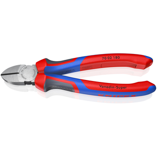 Knipex 70 02 180 KnipeXtend Diagonal Cutters, 7 1/4"