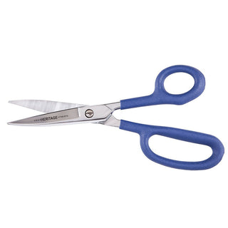 Heritage Cutlery 718LRTG 8 5/8'' Heavy Duty Shear w/ Large Ring / Texture Grip