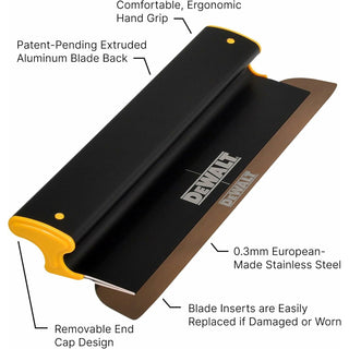 Dewalt DXTT-2-916 16 in. Skimming Blade - Aluminum Housing with 0.012 in. (0.3mm) Replaceable Stainless Steel Blade Insert