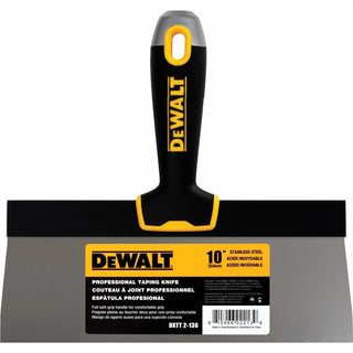 Dewalt DXTT-2-136 10" Taping Knife Stainless Steel With Soft Grip Handle