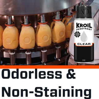 Kroil CKS132ST Clear Food Grade Penetrating Oil SprayTech 360° Nozzle & Straw