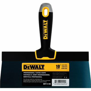 Dewalt DXTT-2-126 10" Taping Knife | Blue Steel With Soft Grip Handle