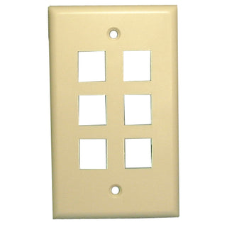 Philmore 72-5061 Keystone Wall Plate for Datacom