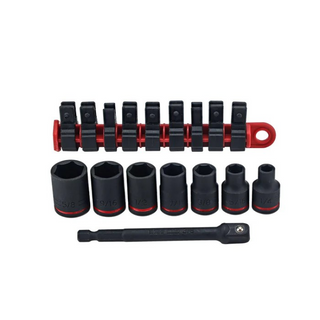 Wiha Tools 72093 SAE Impact Socket Set, 3/8" Drive, 8 Pc.