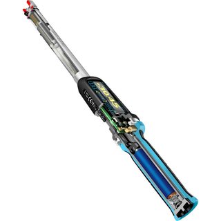 Hazet 7250-5STAC Electronic Torque Wrench with Built-In Angle Gauge, 200–1000 Nm, 20mm (3/4") Square