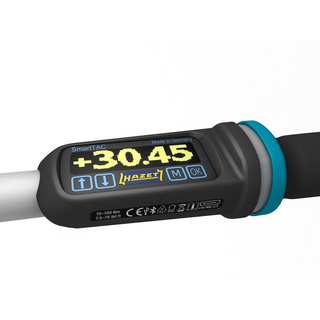 Hazet 7250-5STAC Electronic Torque Wrench with Built-In Angle Gauge, 200–1000 Nm, 20mm (3/4") Square