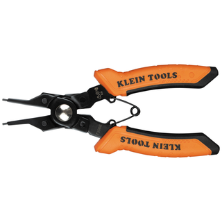 Klein Tools 73066 6-in-1 Interchangeable Snap Ring Pliers
