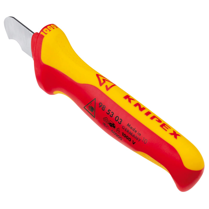 Knipex 98 53 03 7 1/2" Dismantling Knife-1000V Insulated