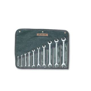 Wright Tool 741 Metric Open End Wrench Set 10 Piece