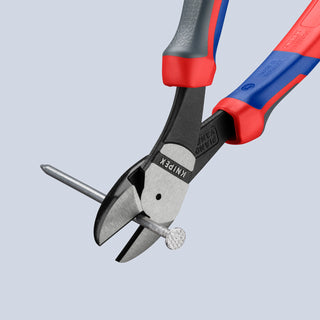 Knipex 74 22 200 SBA KnipeXtend 8" High Leverage 12° Angled Diagonal Cutters