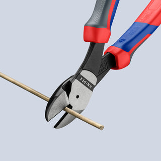 Knipex 74 22 200 SBA KnipeXtend 8" High Leverage 12° Angled Diagonal Cutters