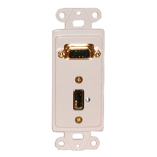 Philmore 75-1128 VGA Plus Wall Plate