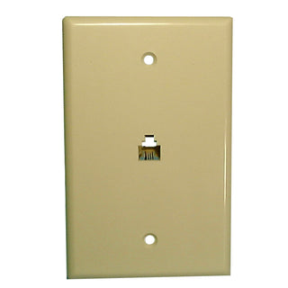 Philmore 75-252 Mid-Size Flush Mount Telephone Wall Plate