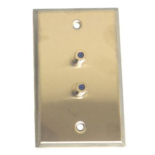 Philmore 75-3438 Dual F Wall Plate