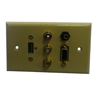 Philmore 75-708 VGA Plus Wall Plate