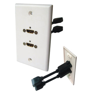 Philmore 75-778 Dual HDMI Wall Plate