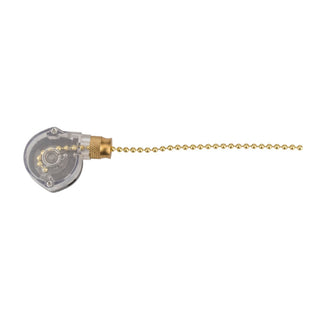 NSI 75111CQ Pull Chain w/Cord SP3T 6 Amps Off-On-On-On Circuit Brass Quick Connection