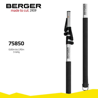 Berger 75850 ArboRapid Telescopic Pole, 3 Part, 2.8 - 6.2Ft