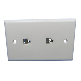 Philmore 76-046 Dual Telephone Wall Plate