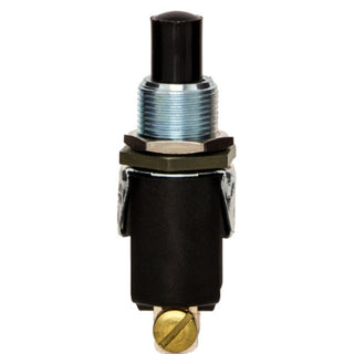 NSI 76020PS Pushbutton Mom. SPST N.O. 0.75A Off(On) Nylon Screw