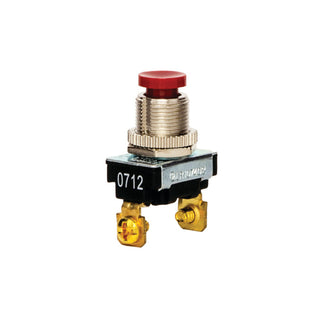 NSI 76035PS Pushbutton Switch Momentary Contact SPST 3 Amps Off(On) Circuit Red Screw Connection