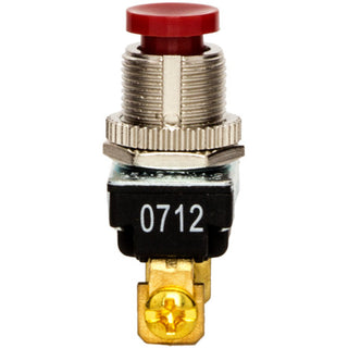 NSI 76035PS Pushbutton Switch Momentary Contact SPST 3 Amps Off(On) Circuit Red Screw Connection