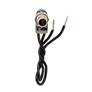 NSI 76040PW Pushbutton Maintained On/Off Spst Wire Leads