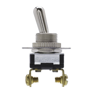 NSI 76065TS Toggle Switch SPST 10 Amps On-Off Circuit Bat Nickel Screw Connection