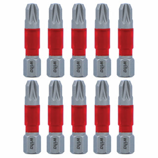 Wiha Tools 76508 MaxxTor Impact Bit Pozidriv #3 x 29mm - 10 Pack