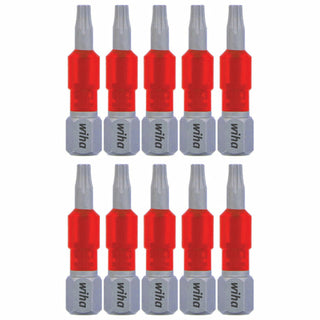 Wiha Tools 76510 MaxxTor Impact Insert Bit Torx T10 - 29mm - 10 Pack