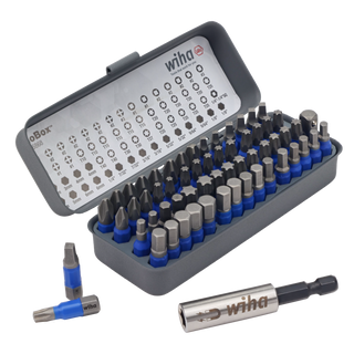 Wiha Tools 76868 GoBox TerminatorBlue Impact Bit Set, 61 Pc.