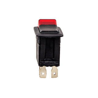 NSI 77030RQ Lighted Rocker Maintained Contact DPST 15 Amps On-Off Circuit Red Quick Connection