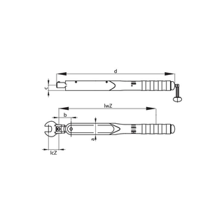 Gedore 1225669 Torque wrench DREMOMETER CZ A+S 16Z 80-400 Nm