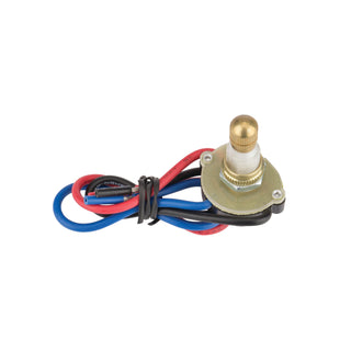 NSI 77320RW Rotary Canopy Maintained Contact SPST 3 Amps Off-On-On-On Circuit Brass Wire Connection