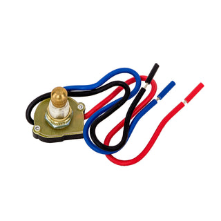 NSI 77320RW Rotary Canopy Maintained Contact SPST 3 Amps Off-On-On-On Circuit Brass Wire Connection