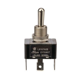 NSI 78070TQ Toggle Switch SPDT 20 Amps On-Off-On Circuit Bat Br/Ni Quick Connection