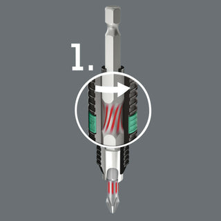 Wera 855/4 BTZ bits, PZ 2 x 50 mm