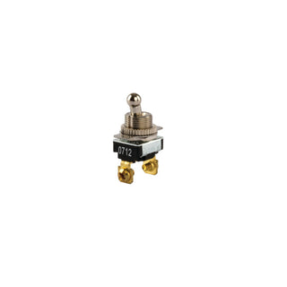 NSI 78130TS Toggle Switch SPST 6 Amps On-Off Circuit Bat Br/Ni Quick Connection