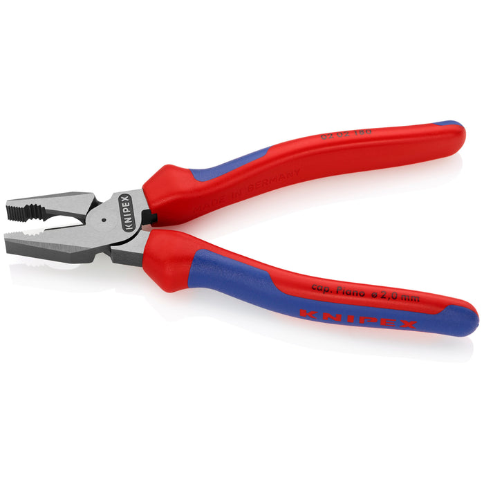 Knipex 02 02 180 7 1/4" High Leverage Combination Pliers