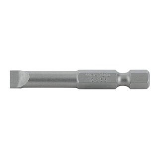 Wiha Tools 74018 Slotted Power Bit, 6.5 mm x 50 mm, 10 Pk.