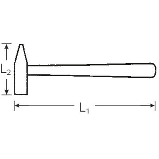 Stahlwille 70110010 10961 300 G Engineers Hammer