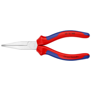 Knipex 30 15 160 6 1/4" Long Nose Pliers-Flat Tips