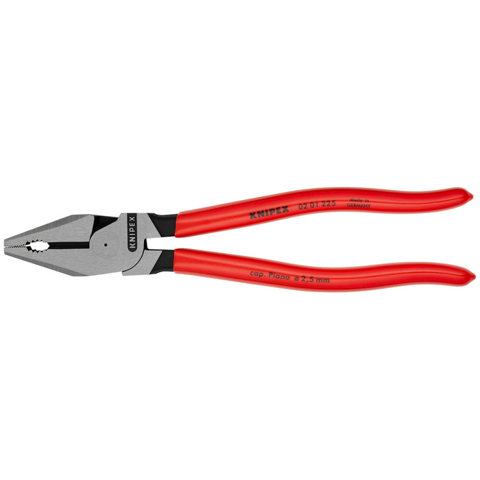 Knipex 02 01 225 SBA 9" High Leverage Combination Pliers