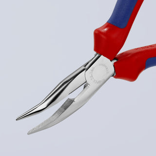 Knipex 25 25 160 6 1/4" Long Nose 45° Angled Pliers with Cutter