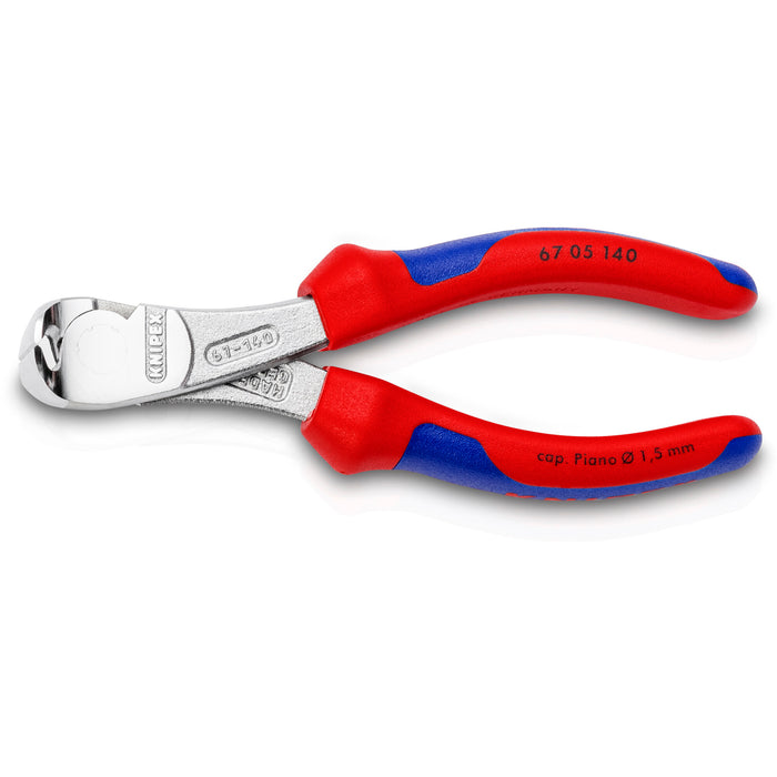Knipex 67 05 140 5 1/2" High Leverage End Cutting Nippers
