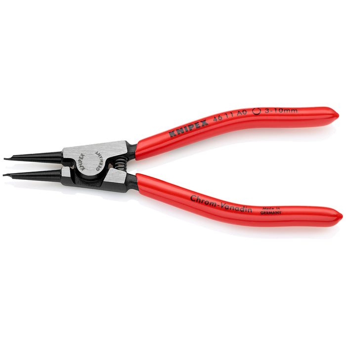 Knipex 46 11 A0 5 1/2" External Snap Ring Pliers-Forged Tips