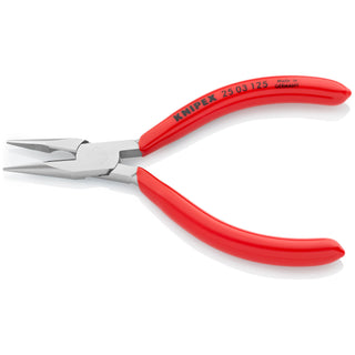 Knipex 25 03 125 5" Long Nose Pliers with Cutter