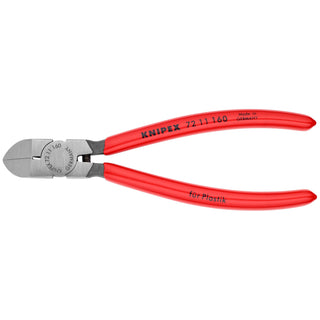 Knipex 72 11 160 6 1/4" Diagonal Pliers for Flush Cutting Plastics 45° Angled