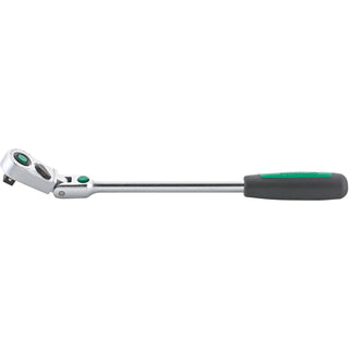 Stahlwille 12261010 452QR Flexible Joint Fine Tooth Ratchet, 3/8" Drive