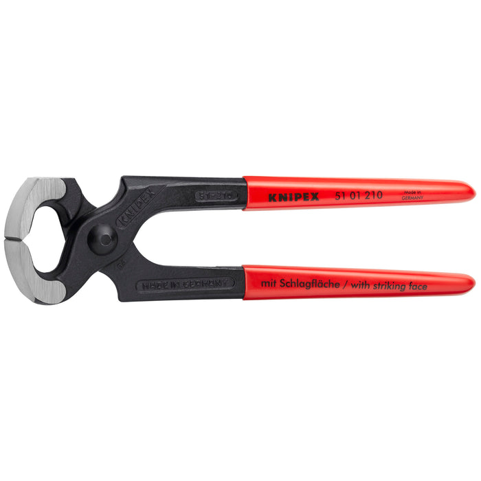 Knipex 51 01 210 8 1/4" Carpenters' End Cutting Pliers-Hammer Head Style